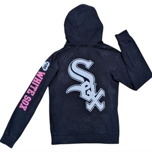 3/$20 PINK VS Chicago White Sox Black Pink Logo Hoodie Women's Medium